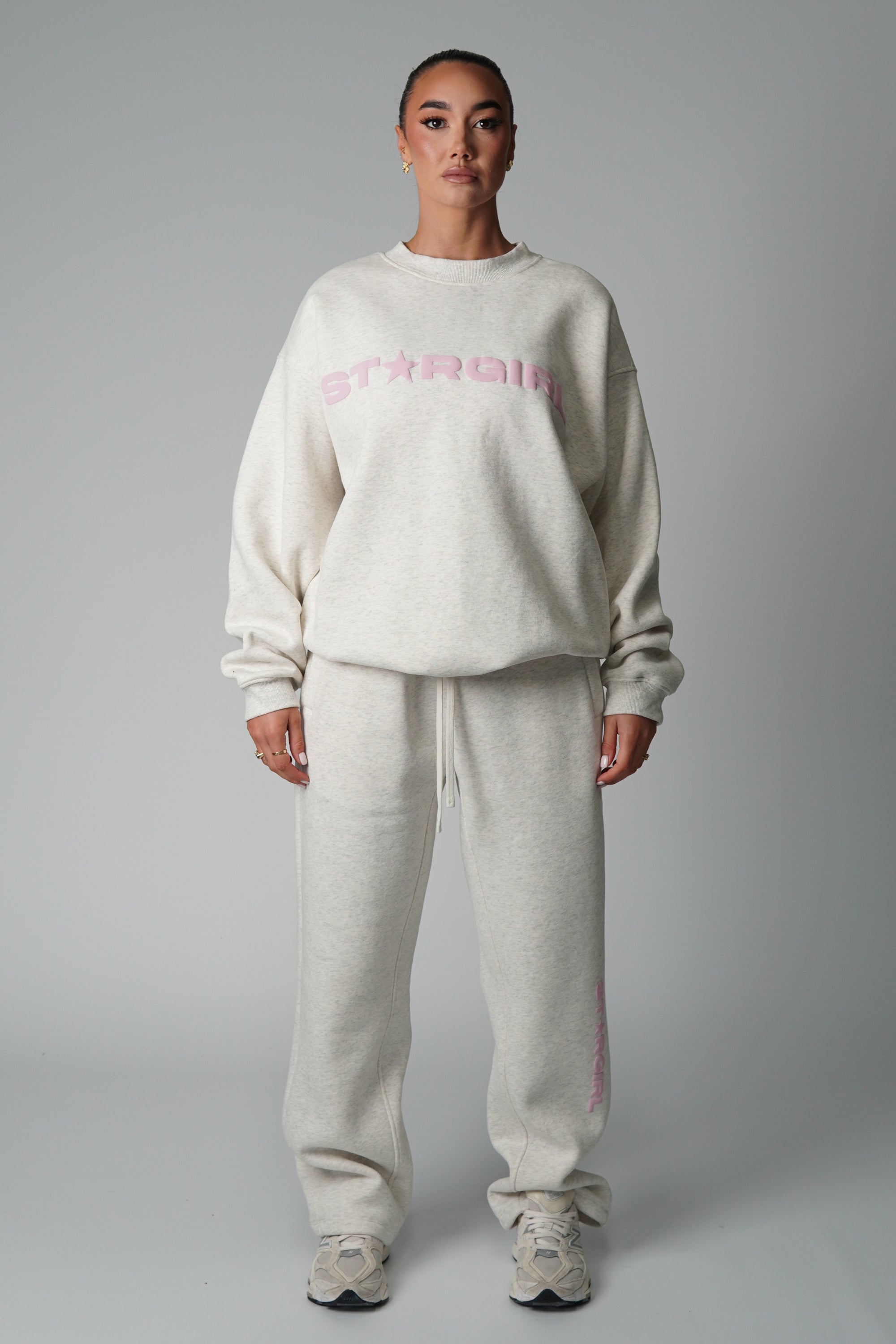 STARGIRL CREW NECK JUMPER - OAT MARL