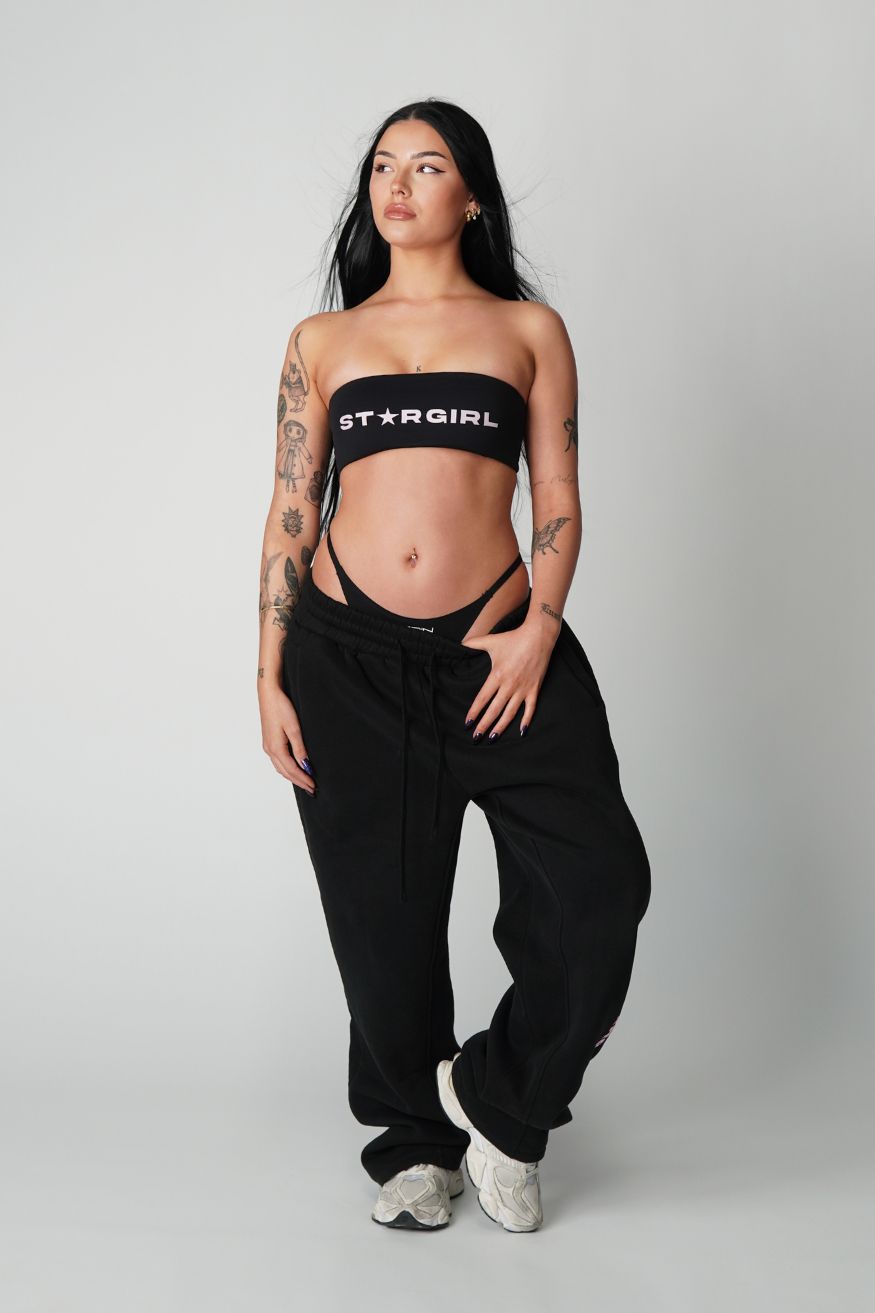 STARGIRL STRAIGHT LEG JOGGER - BLACK EDITION