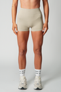 SERENITY SEAMLESS SHORTS - BEIGE