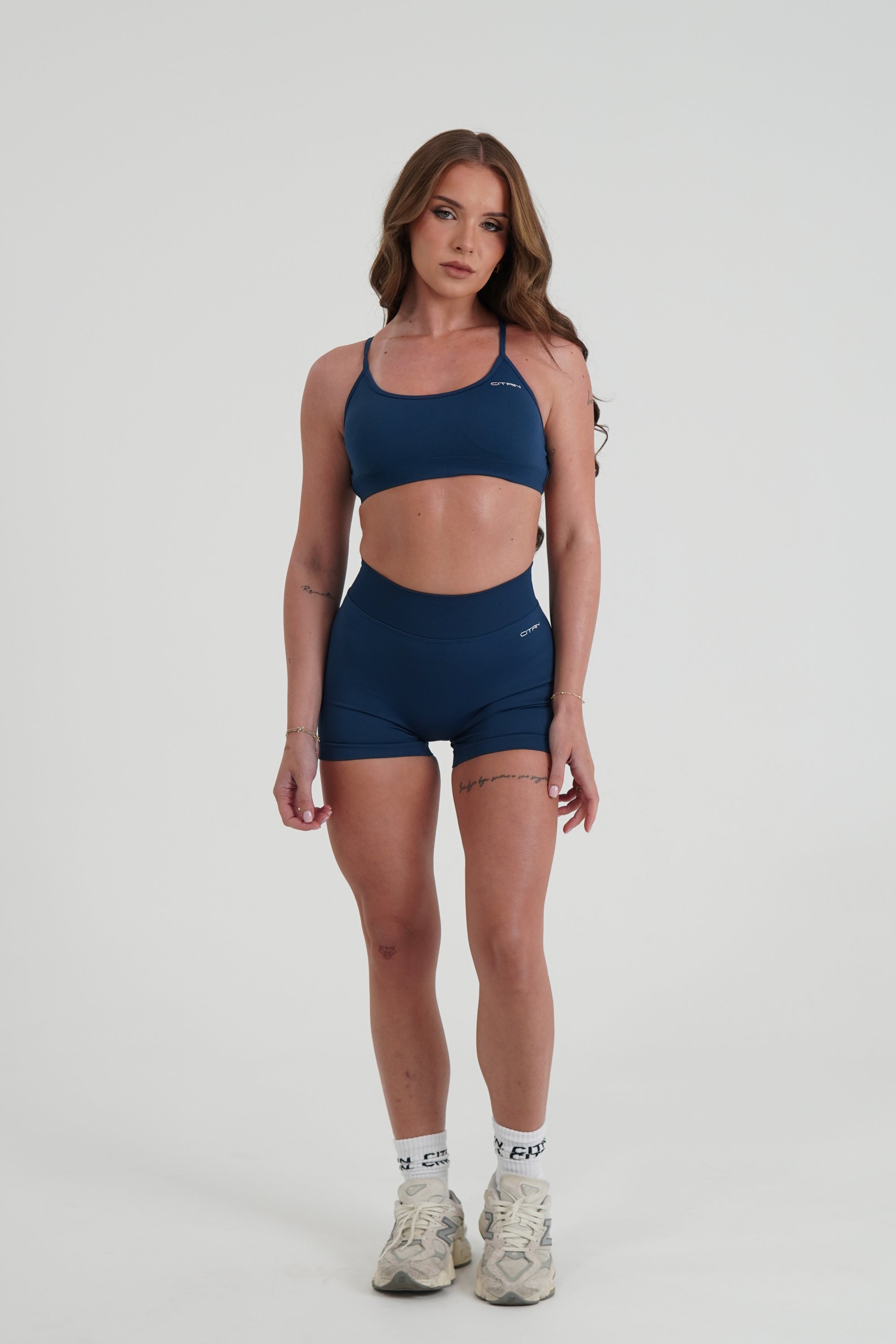 SERENITY SEAMLESS BRA - DEEP BLUE