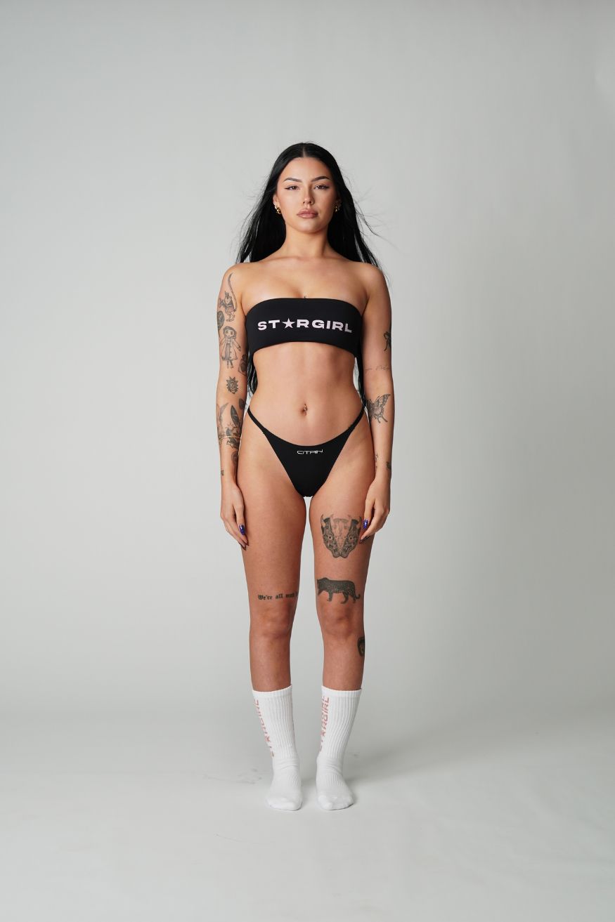 STARGIRL SEAMLESS G-STRING - BLACK