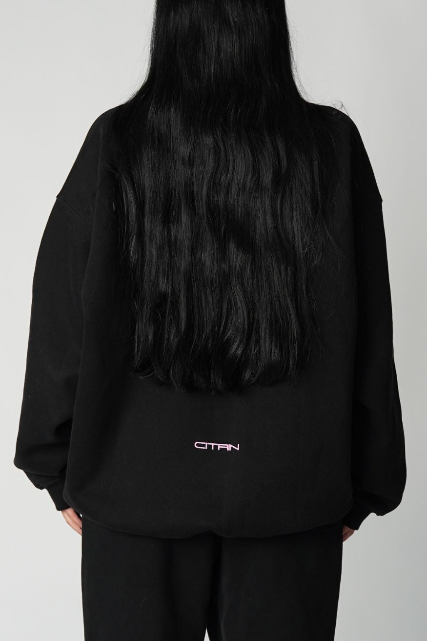 STARGIRL CREW NECK JUMPER - BLACK EDITION
