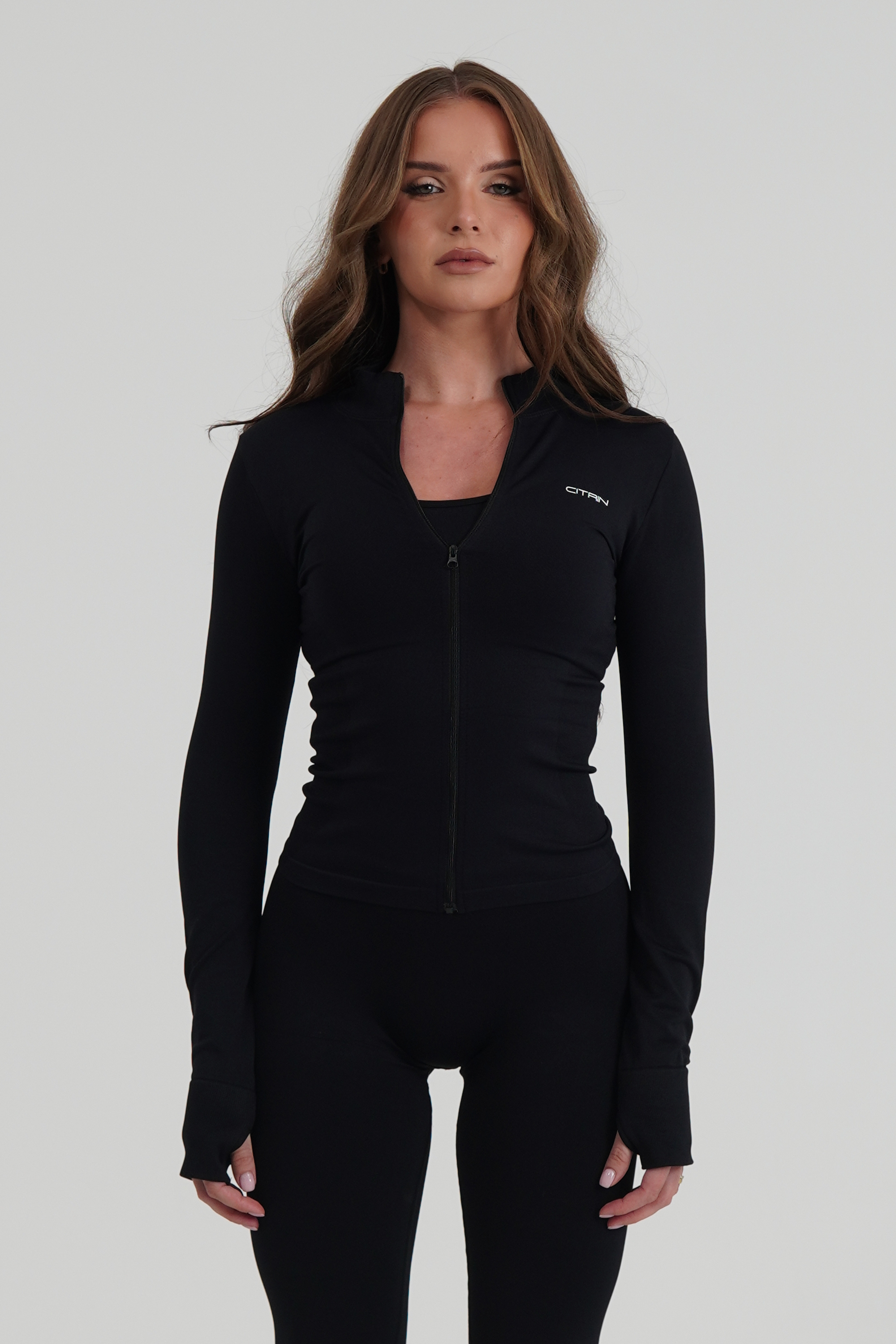 SERENITY SEAMLESS JACKET - BLACK