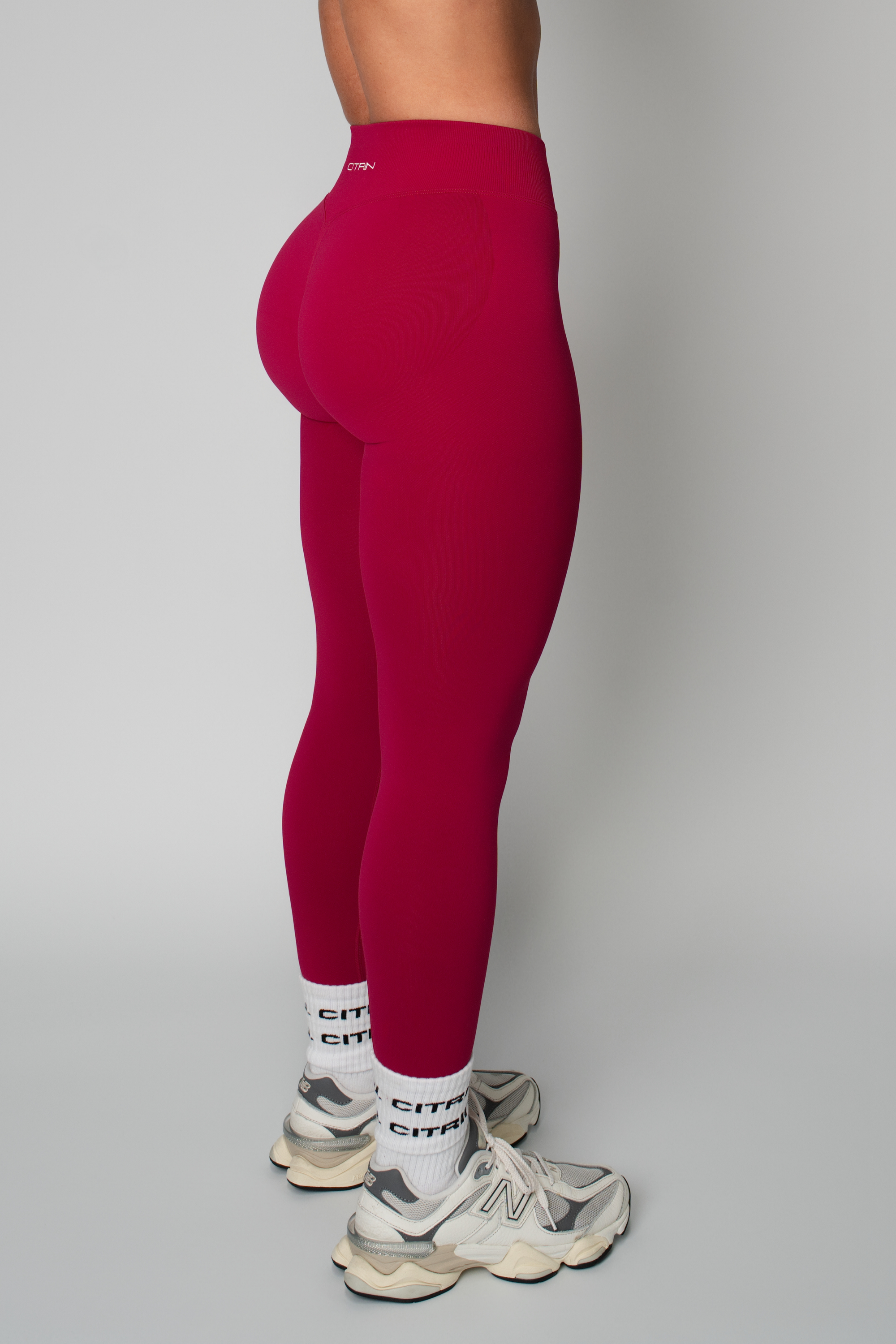 TRUE SHAPE FULL LENGTH LEGGINGS - BERRY