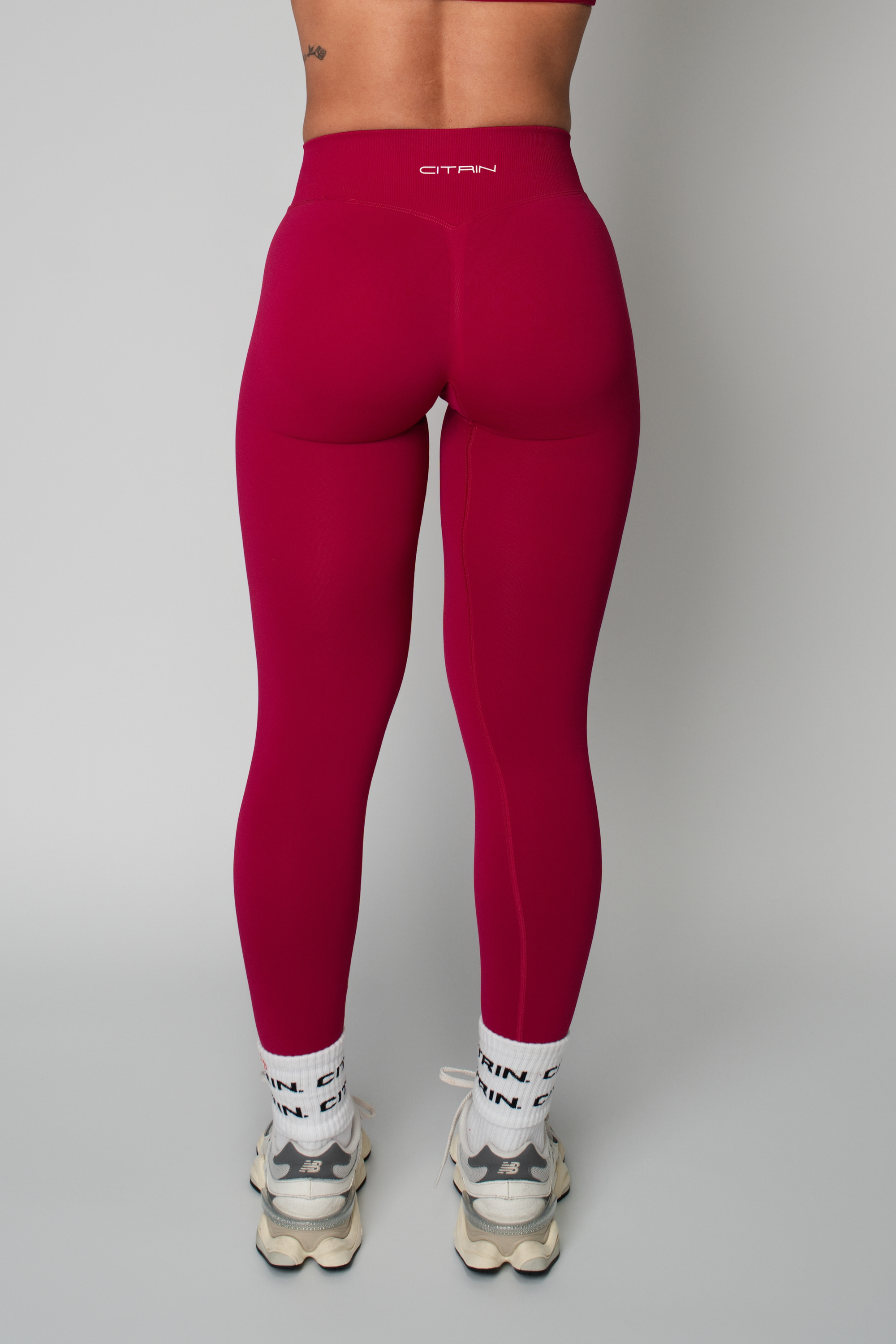 TRUE SHAPE FULL LENGTH LEGGINGS - BERRY