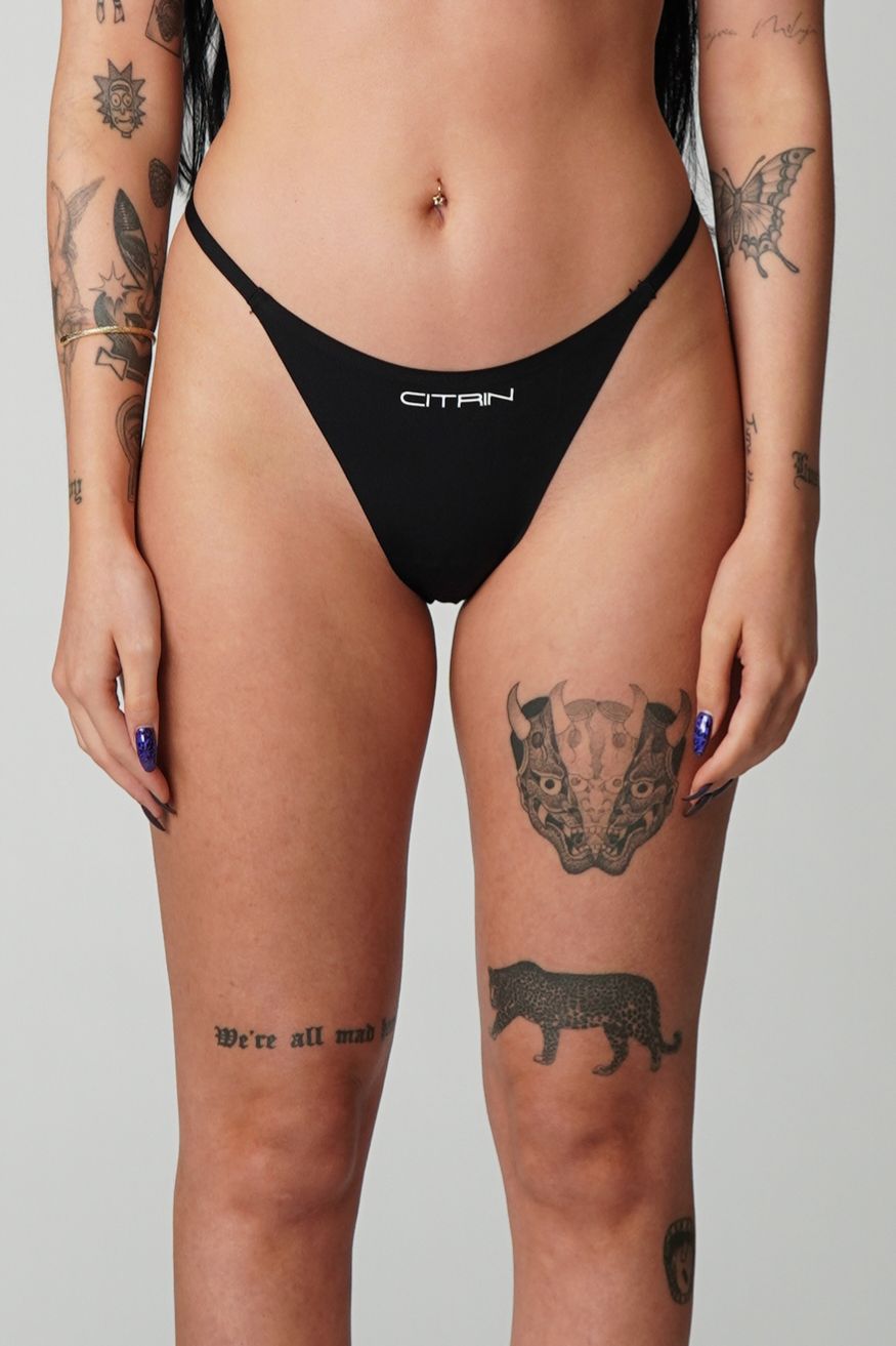 STARGIRL SEAMLESS G-STRING - BLACK