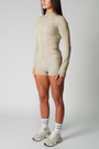 SERENITY SEAMLESS JACKET - BEIGE
