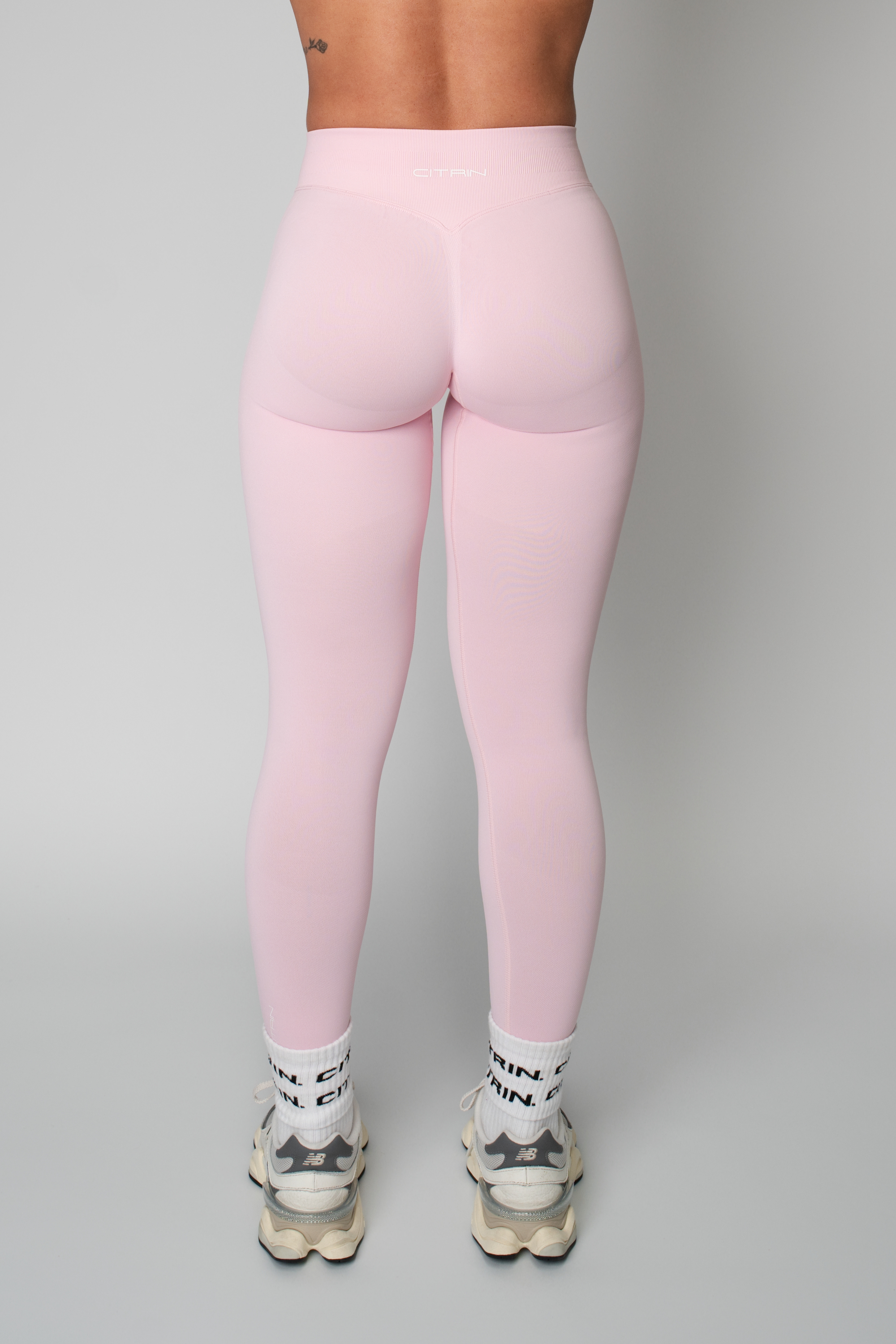 TRUE SHAPE FULL LENGTH LEGGINGS - BABY PINK