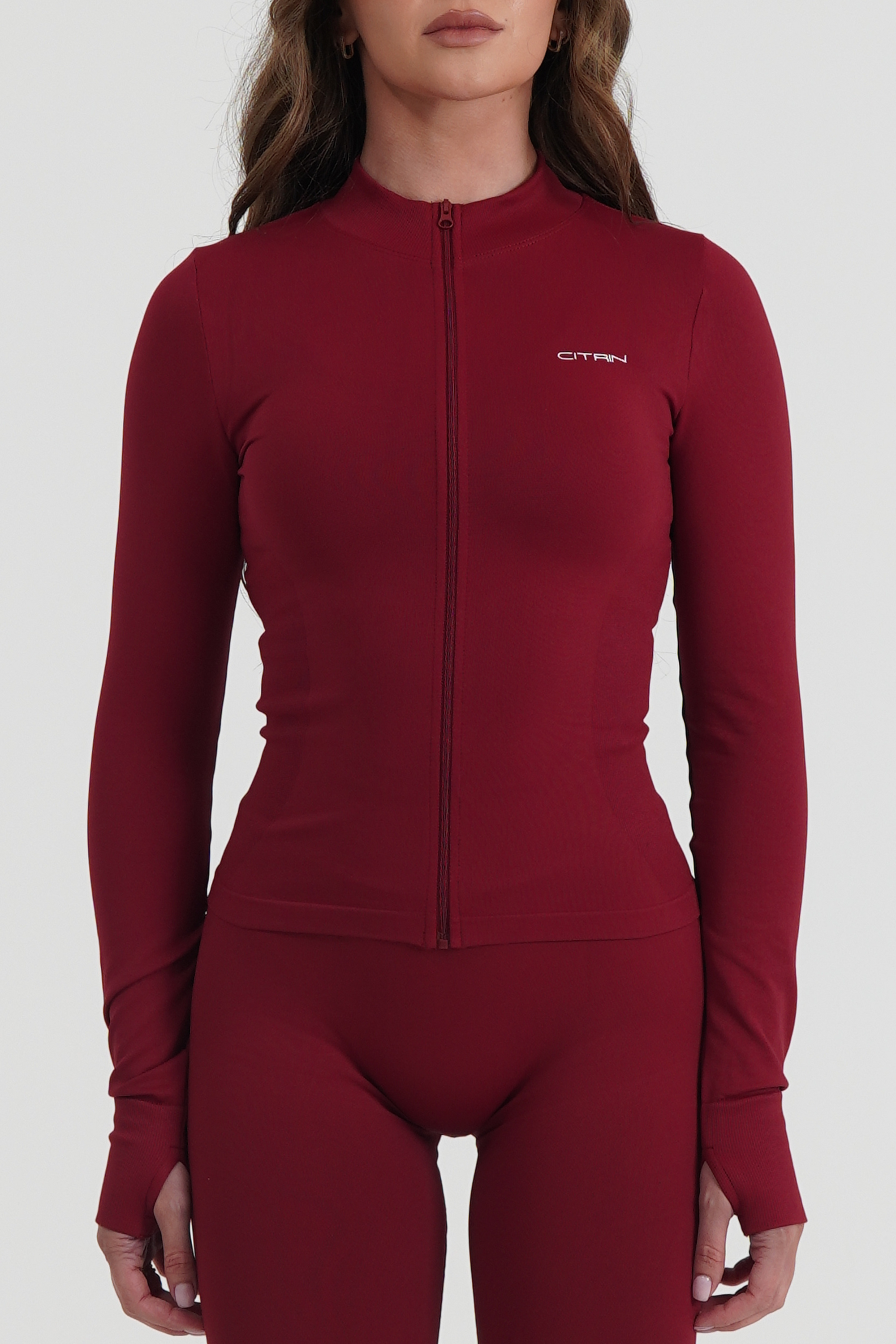SERENITY SEAMLESS JACKET - WINE