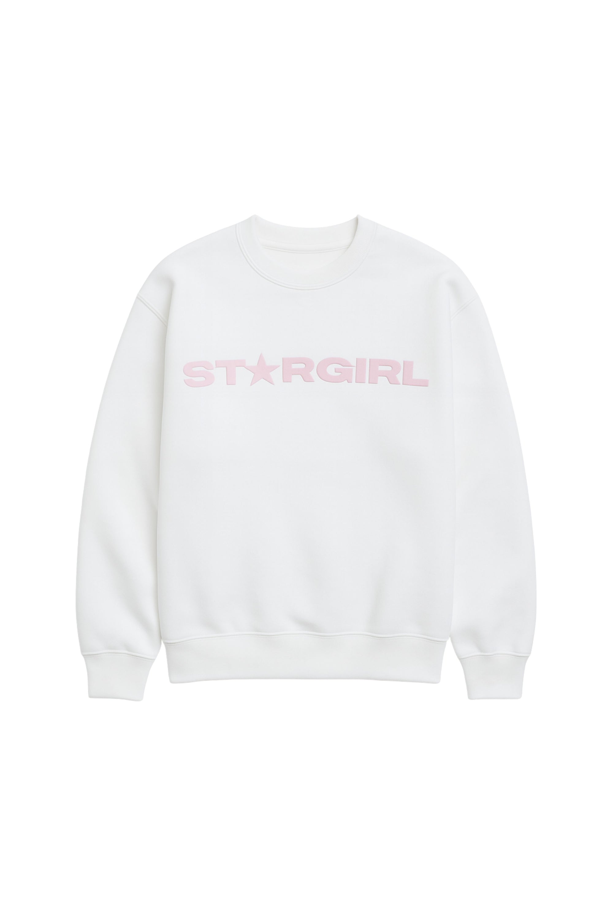 STARGIRL CREW NECK JUMPER - WHITE