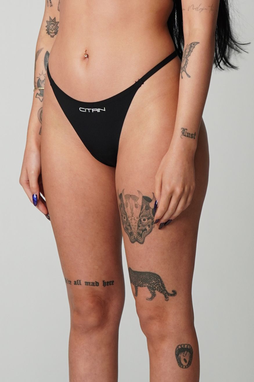 STARGIRL SEAMLESS G-STRING - BLACK
