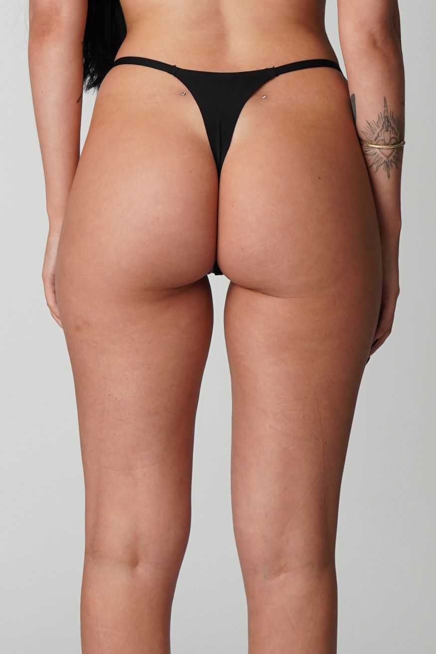 STARGIRL SEAMLESS G-STRING - BLACK EDITION