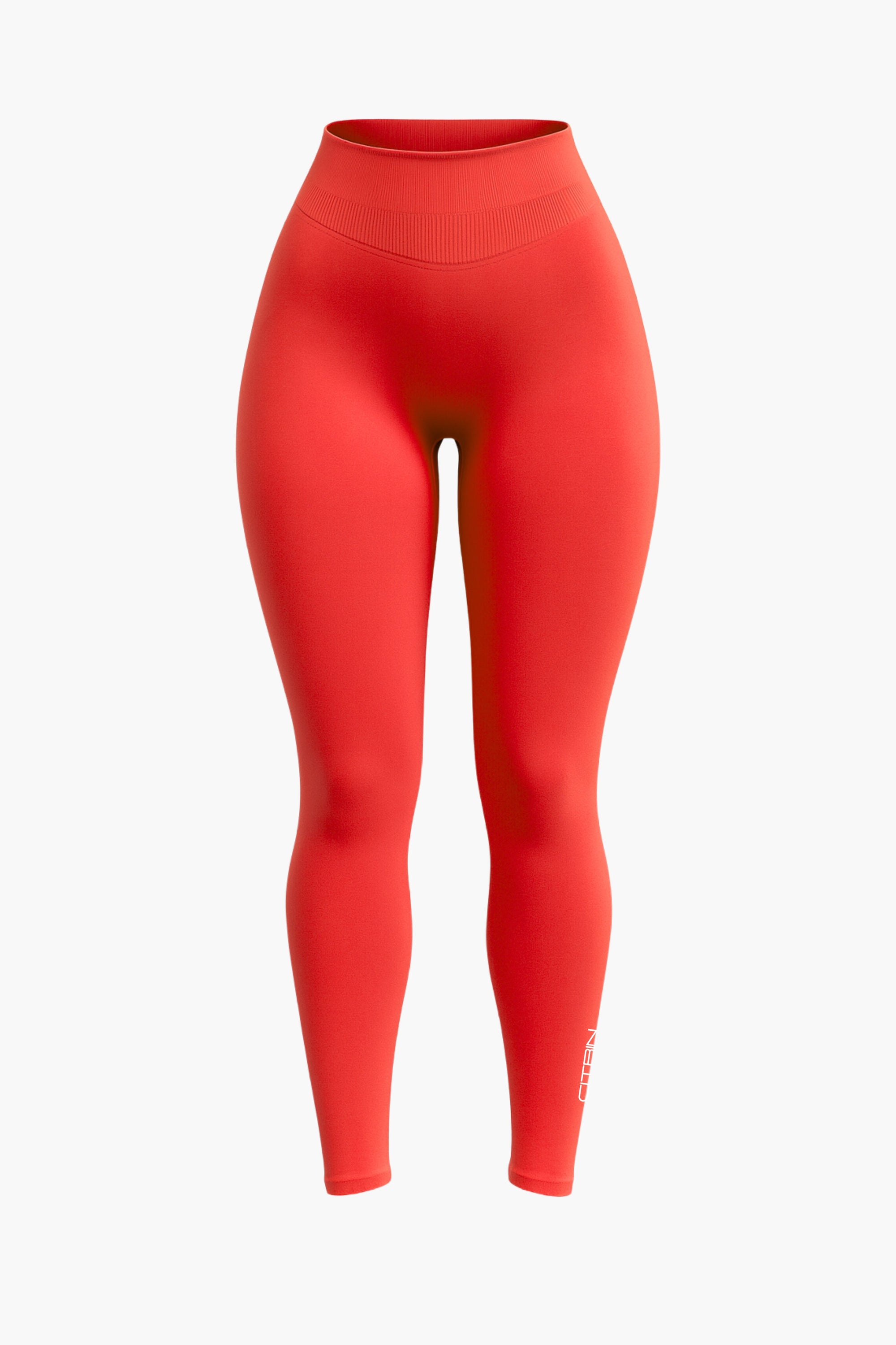 TRUE SHAPE FULL LENGTH LEGGINGS - RED