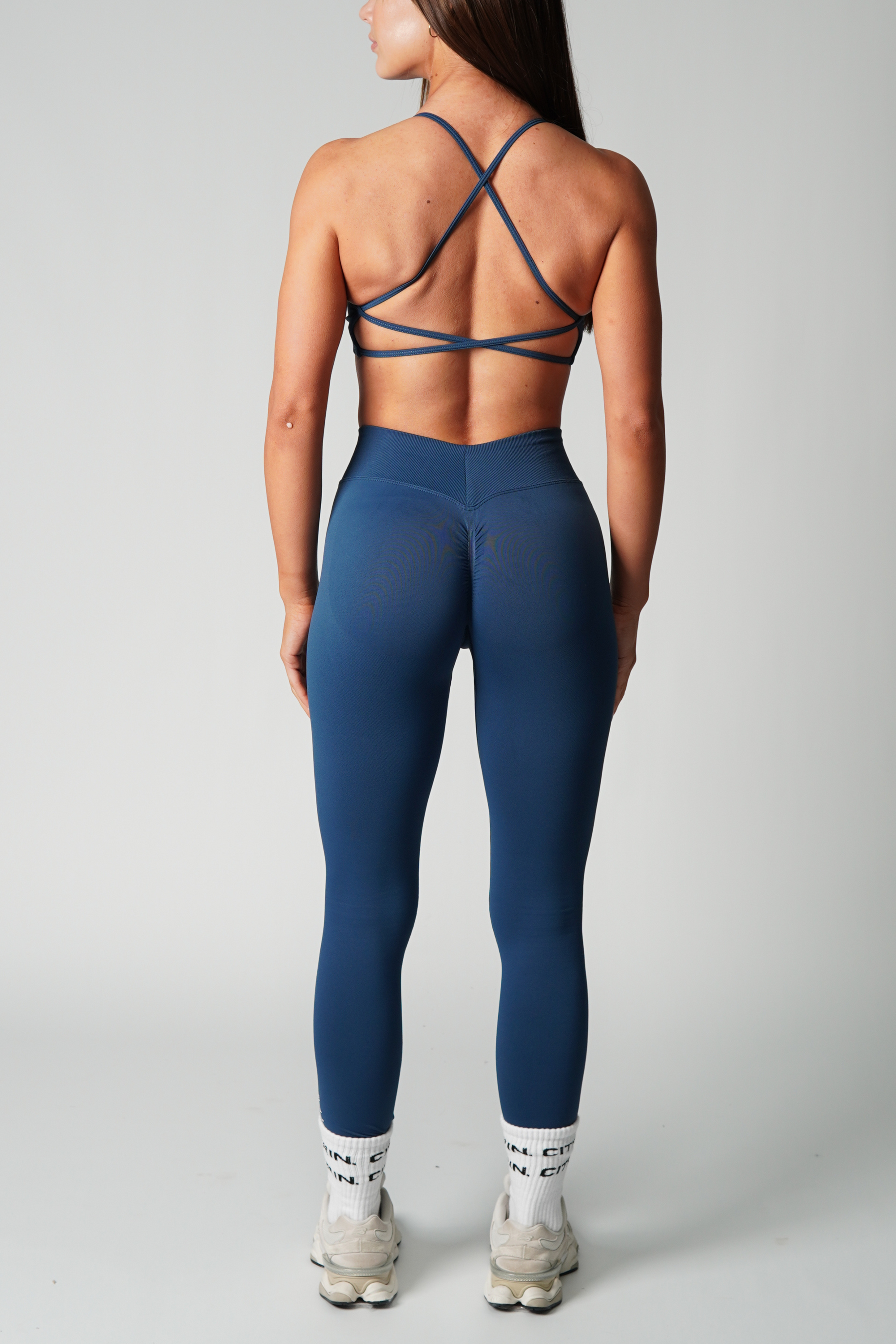 SERENITY SEAMLESS LEGGINGS - DEEP BLUE