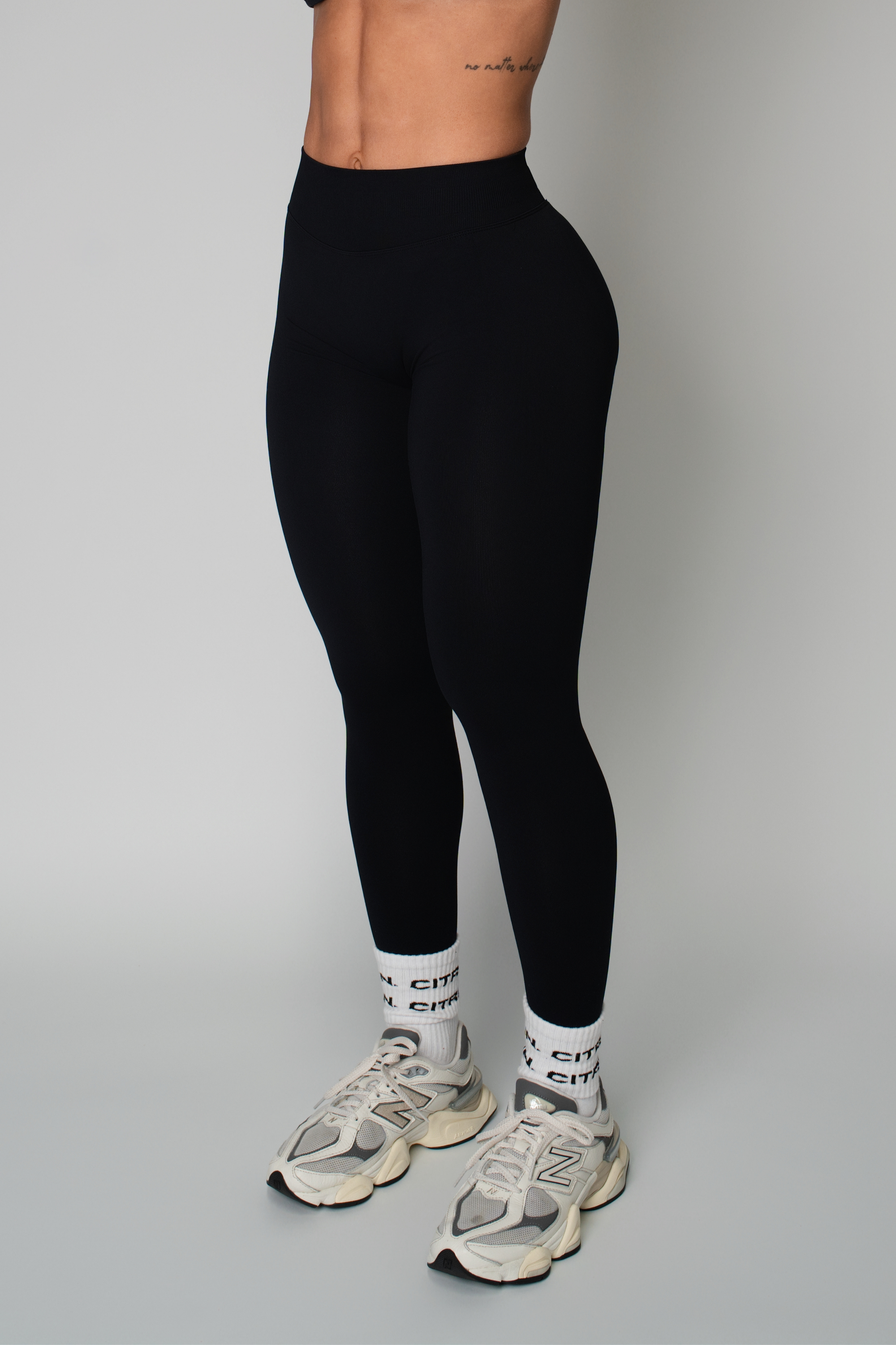 TRUE SHAPE FULL LENGTH LEGGINGS - BLACK