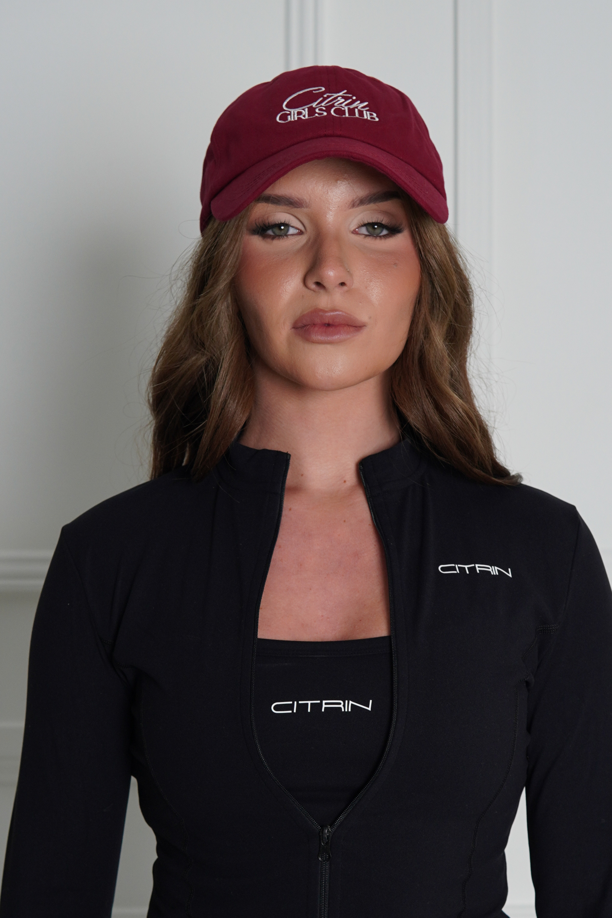 GIRLS CLUB SOFT FIT CAP - BURGUNDY