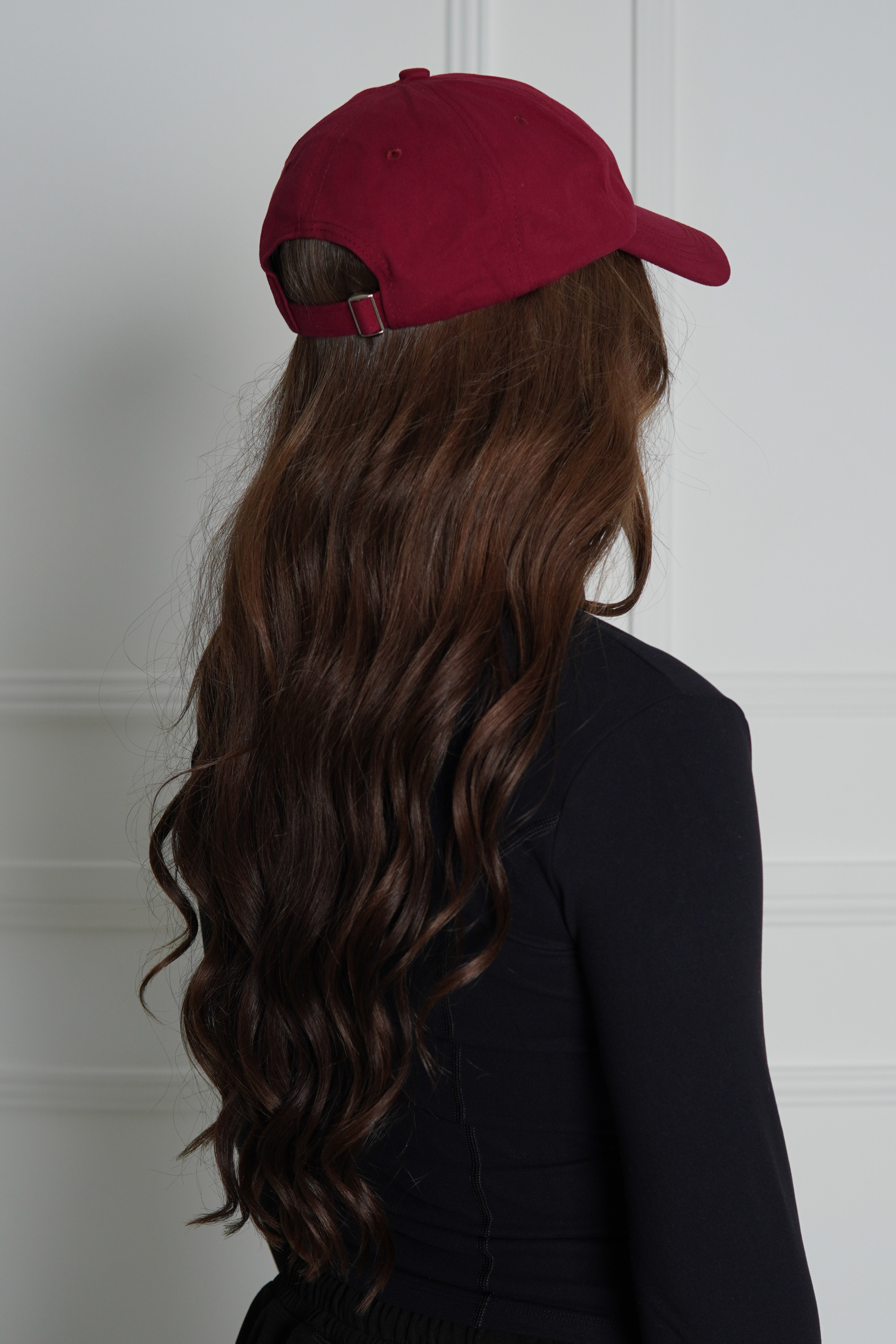 GIRLS CLUB SOFT FIT CAP - BURGUNDY