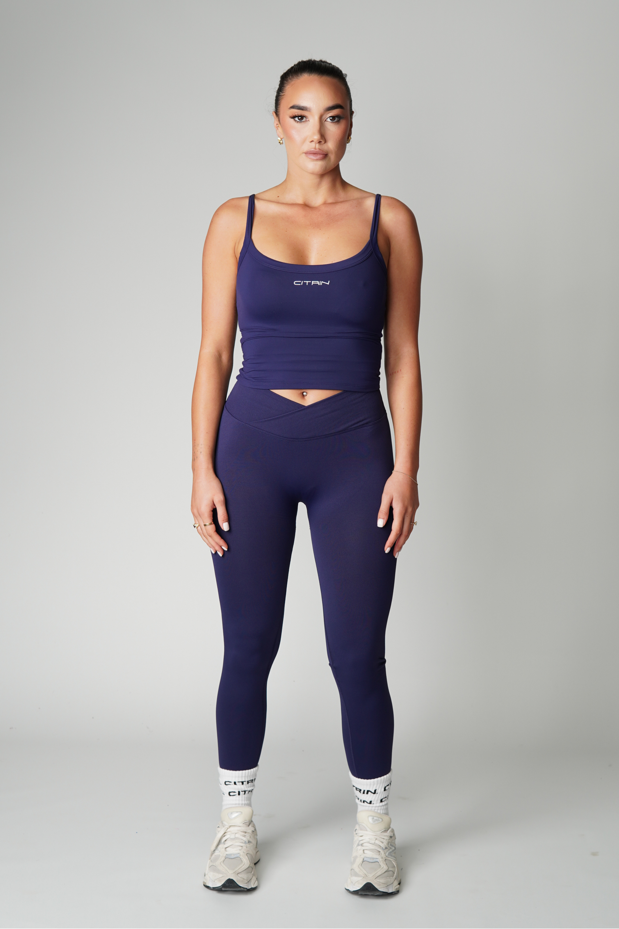 BODYCON BASIC TANK - NAVY