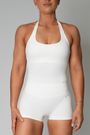 TRUE SHAPE BASIC HALTER TANK - WHITE