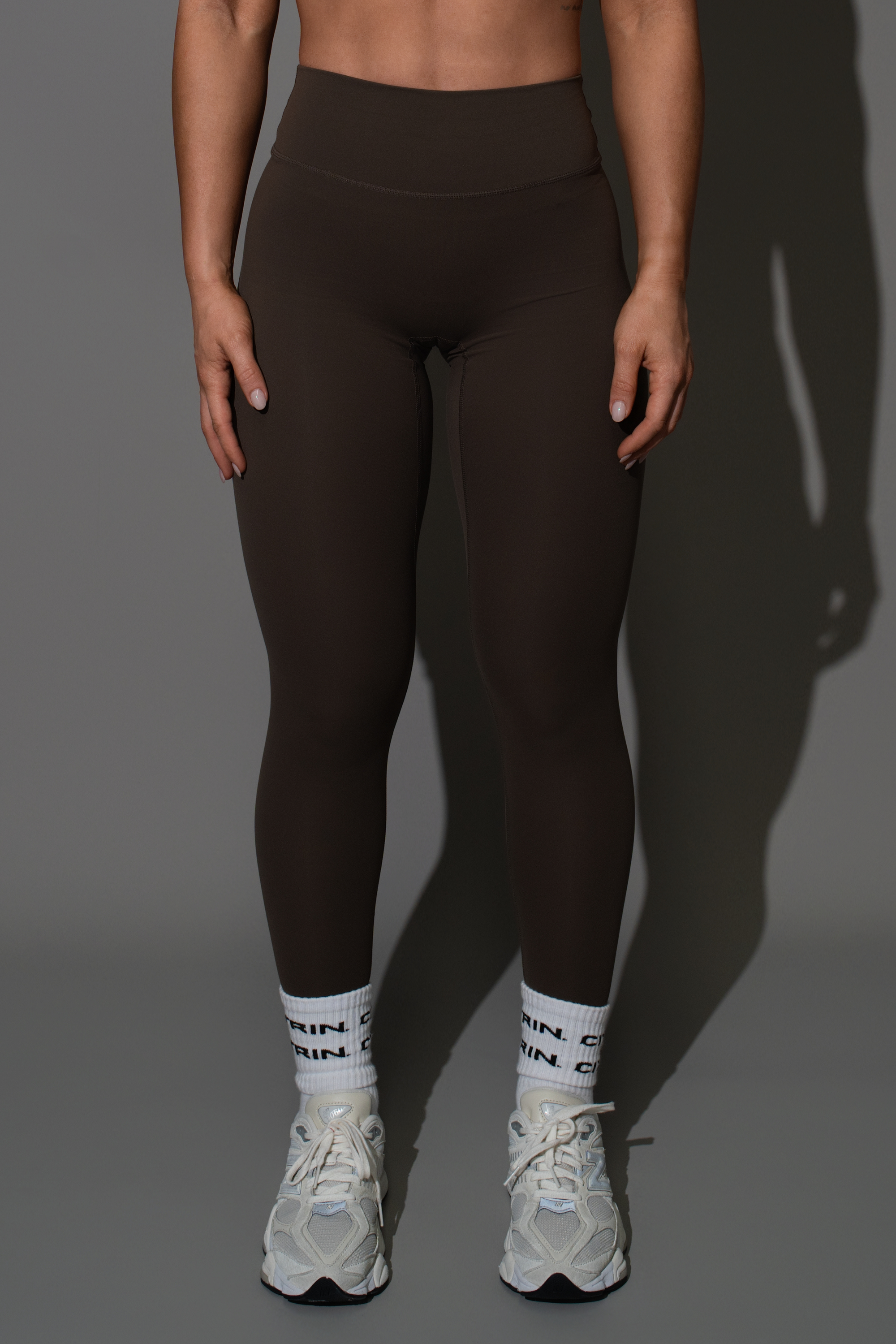 BASIC. SS NON-SCRUNCH LEGGING - COCAO