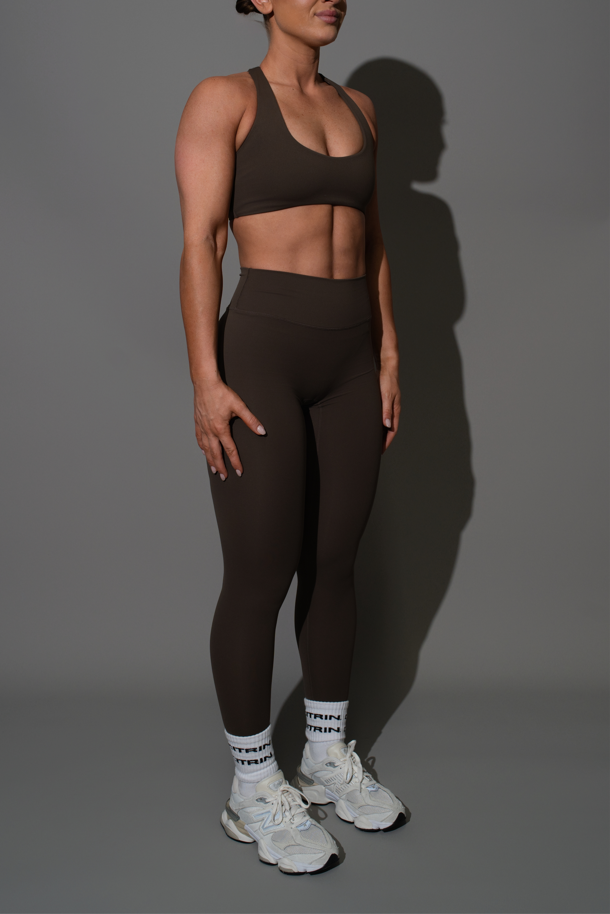BASIC. SS NON-SCRUNCH LEGGING - COCAO