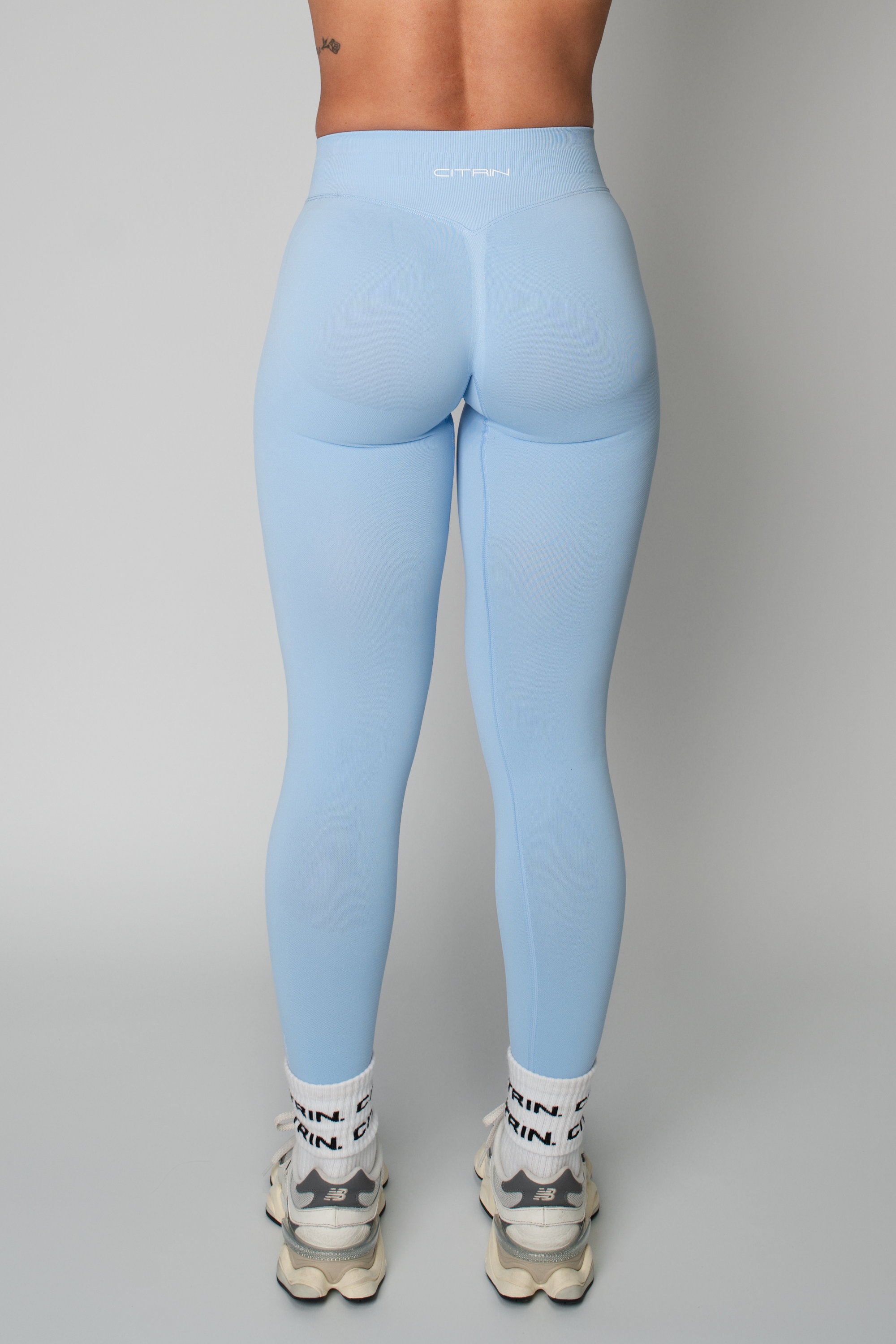 TRUE SHAPE FULL LENGTH LEGGINGS - BABY BLUE