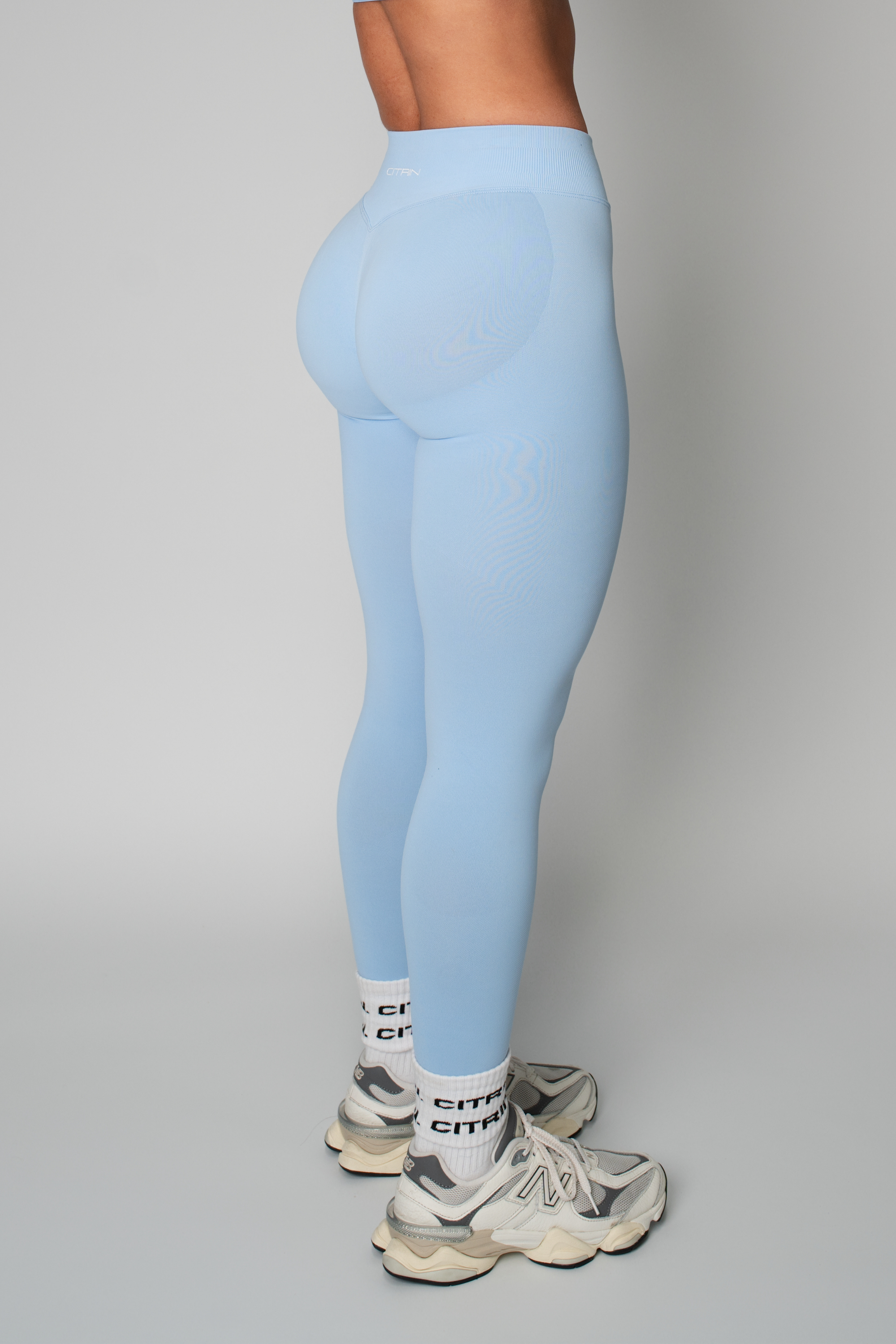 TRUE SHAPE FULL LENGTH LEGGINGS - BABY BLUE