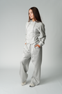 SOFT ACTIVE WIDE LEG PANTS - GREY