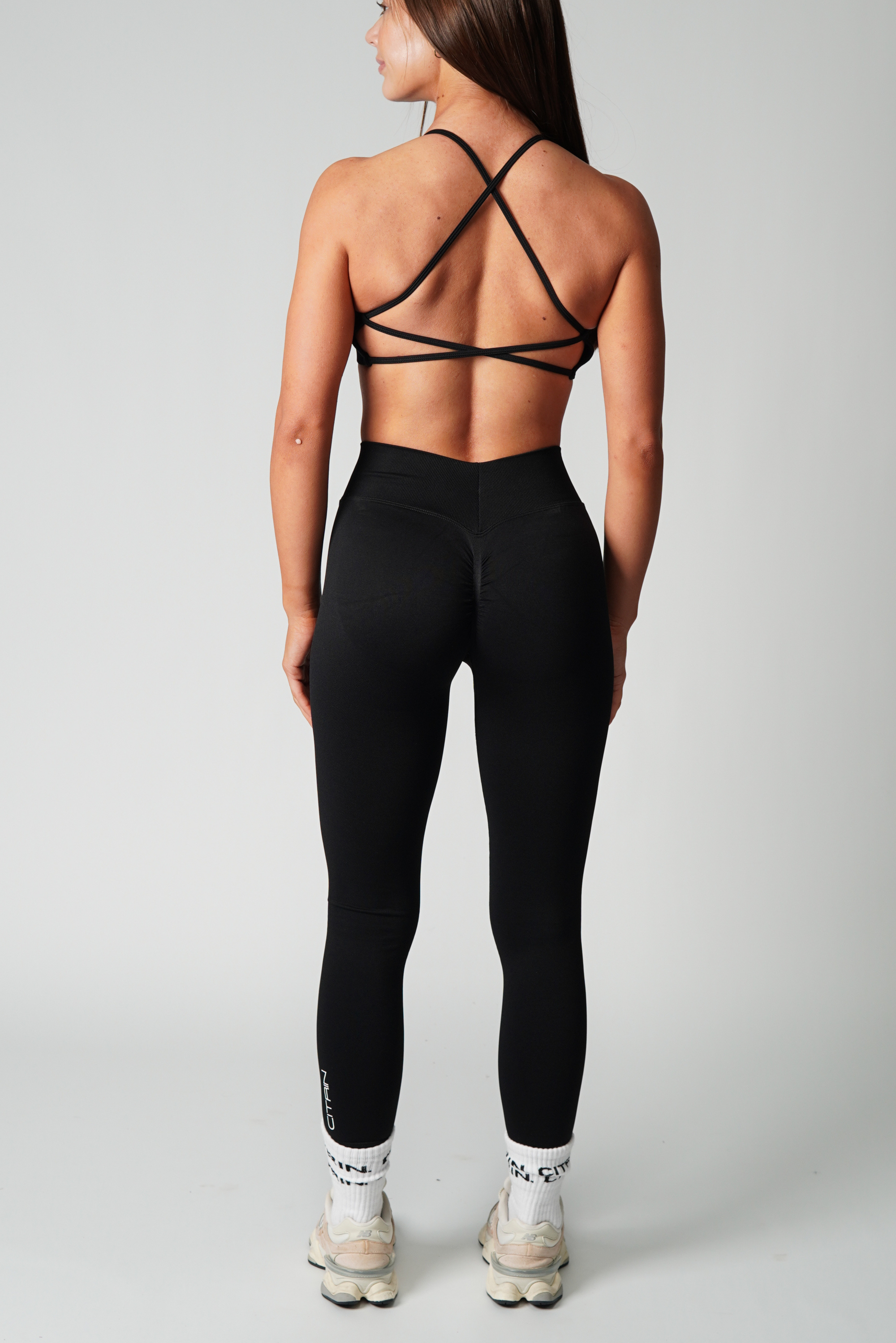 SERENITY SEAMLESS LEGGINGS - BLACK