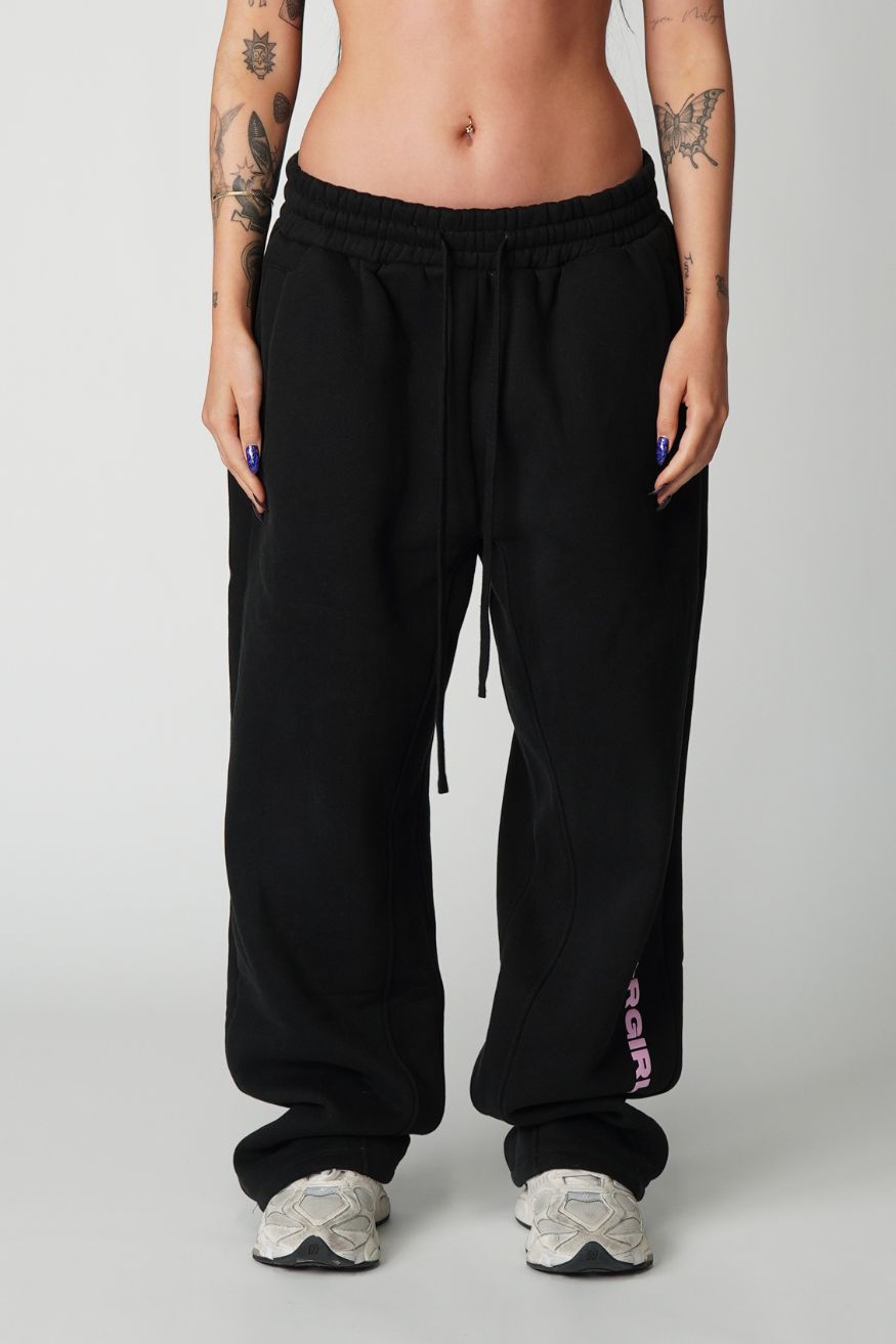 STARGIRL STRAIGHT LEG JOGGER - BLACK EDITION