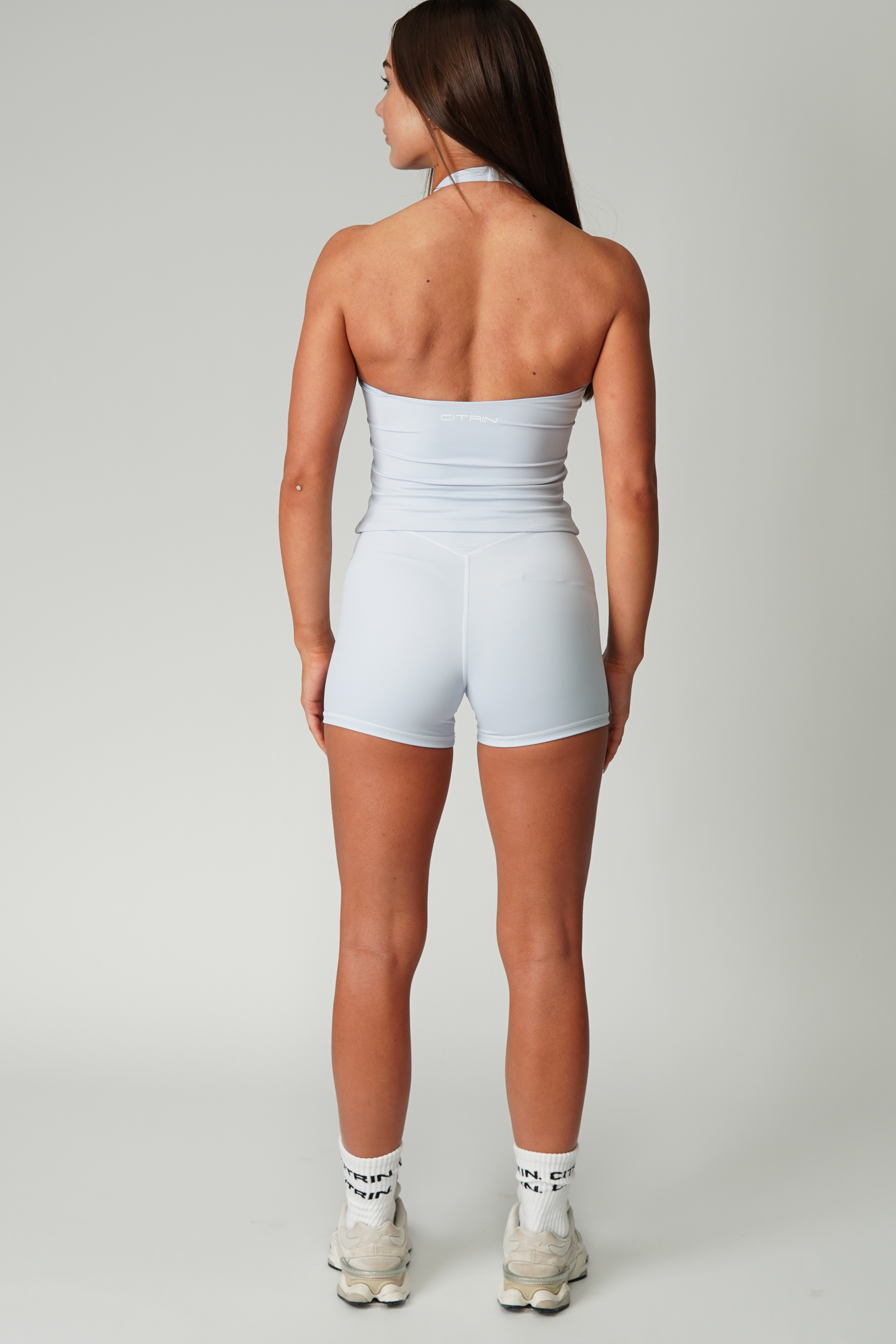 ESSENCE HALTER TANK - SOFT BLUE