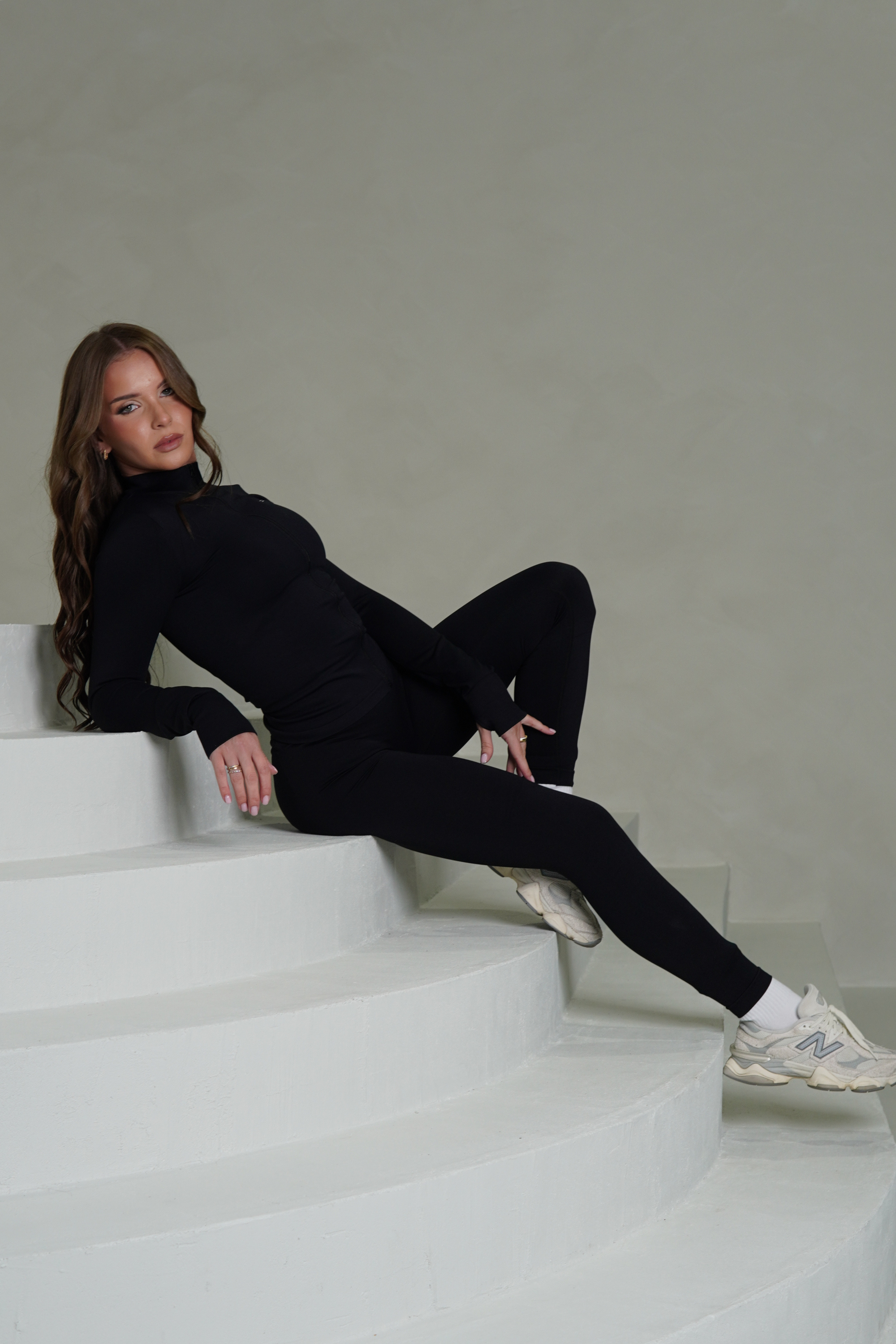 SERENITY SEAMLESS LEGGINGS - BLACK