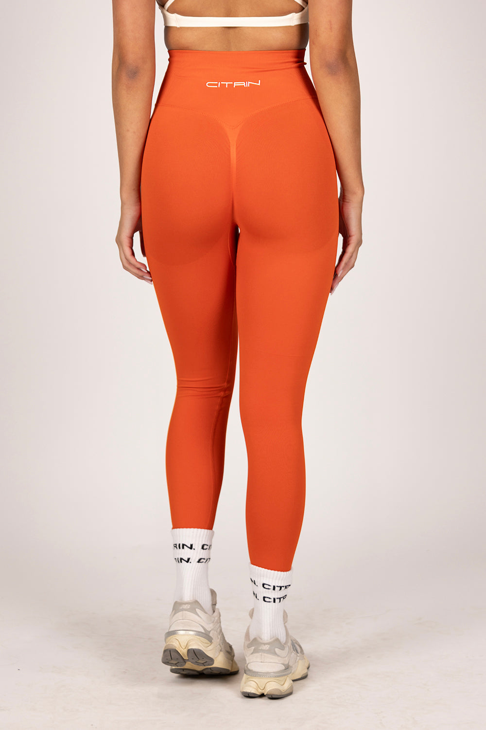 CURVE CONTOUR Vol.3 LEGGINGS - BRIGHT ORANGE