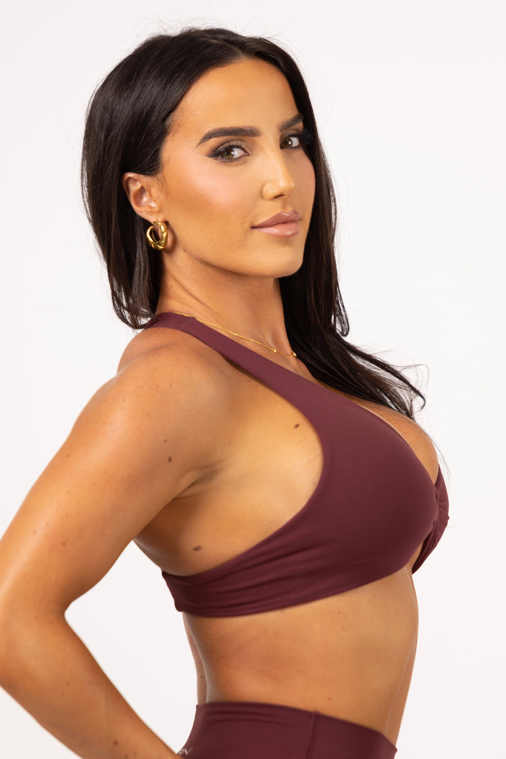 MON CHÉRI Twist Bra - Wine