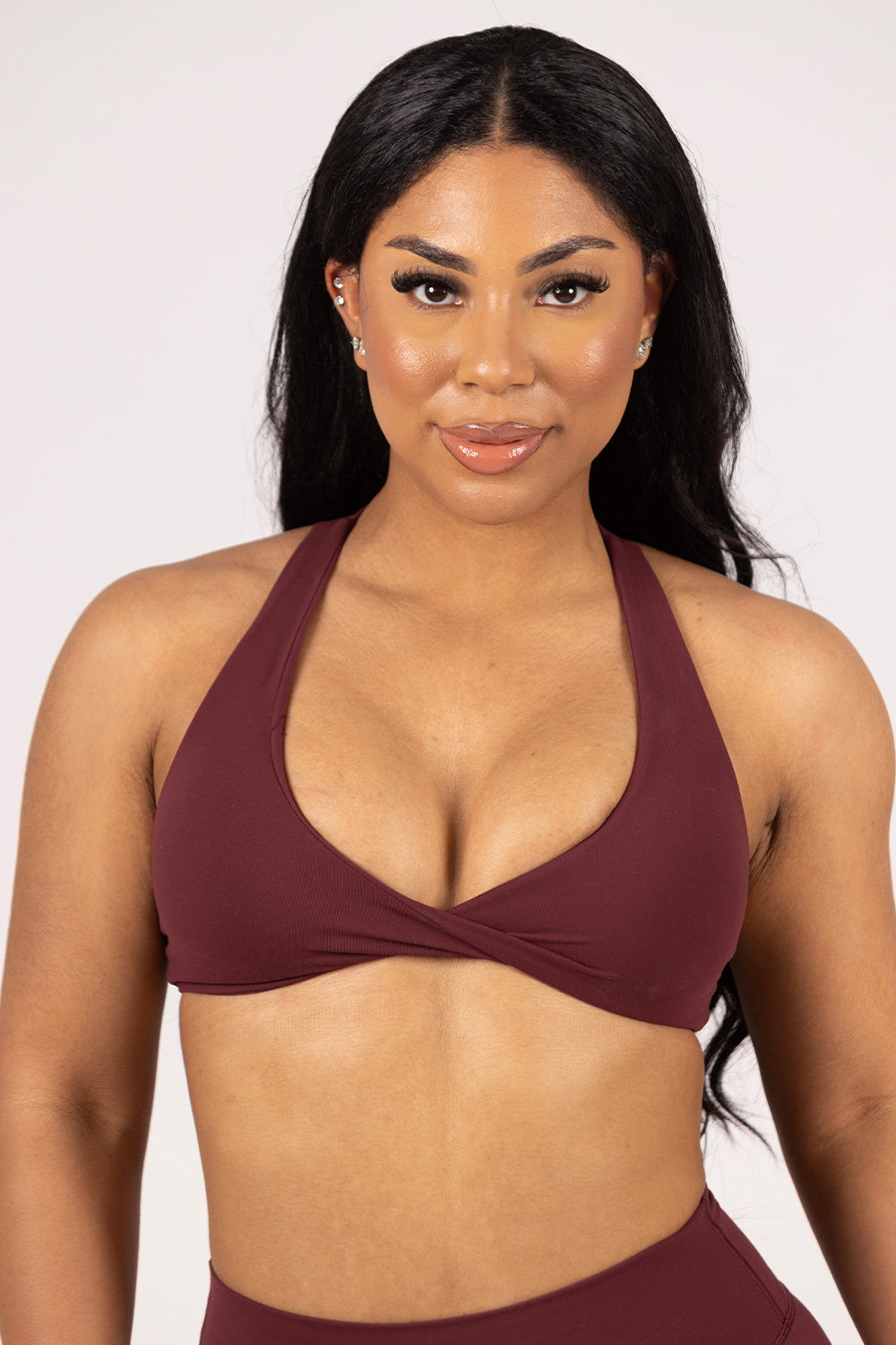 MON CHÉRI Twist Bra - Wine