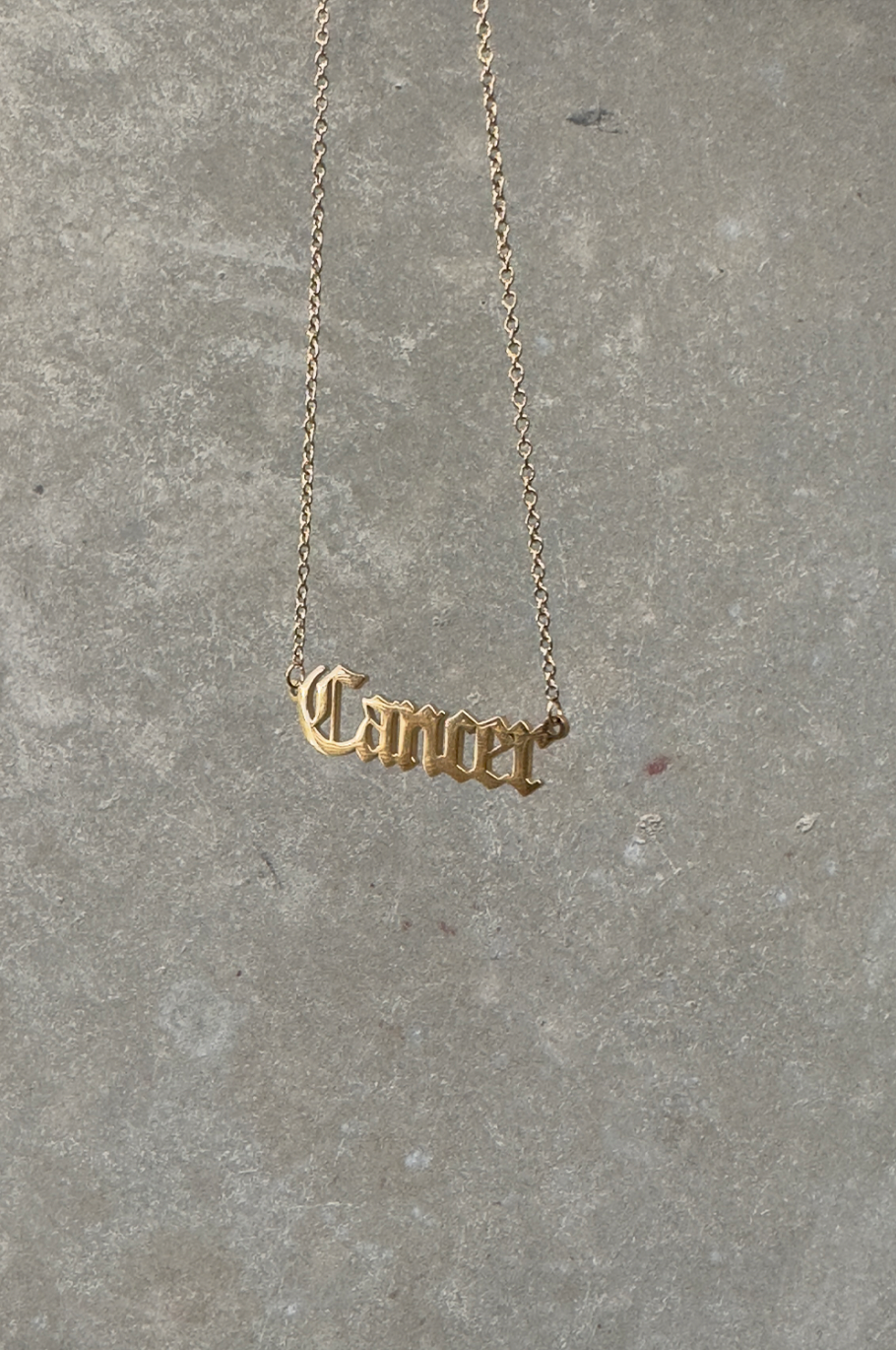 JUICY BY J ZODIAC NECKLACE - GOLD CANCER