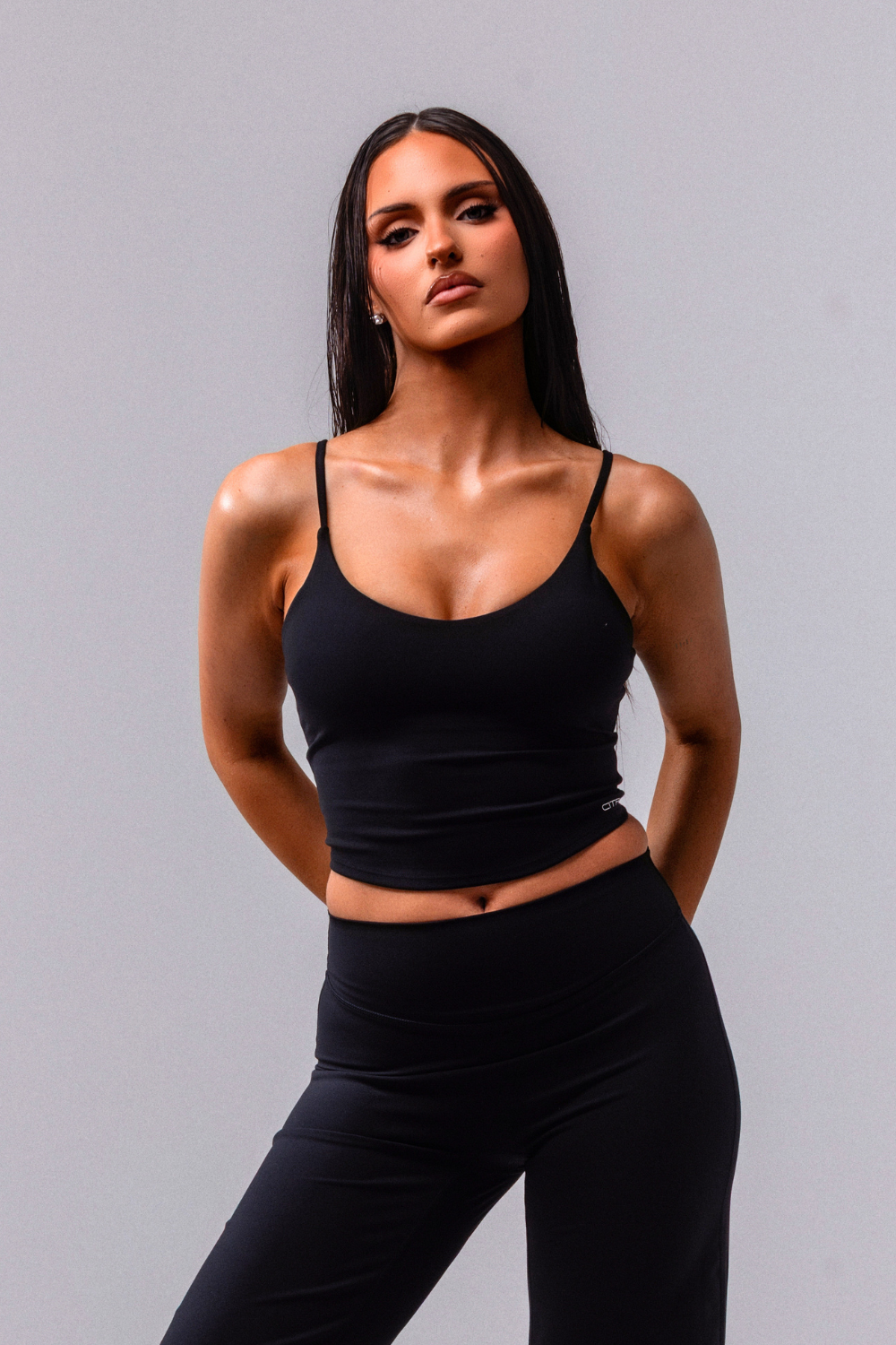 Daily Basis Micro Cami - Black
