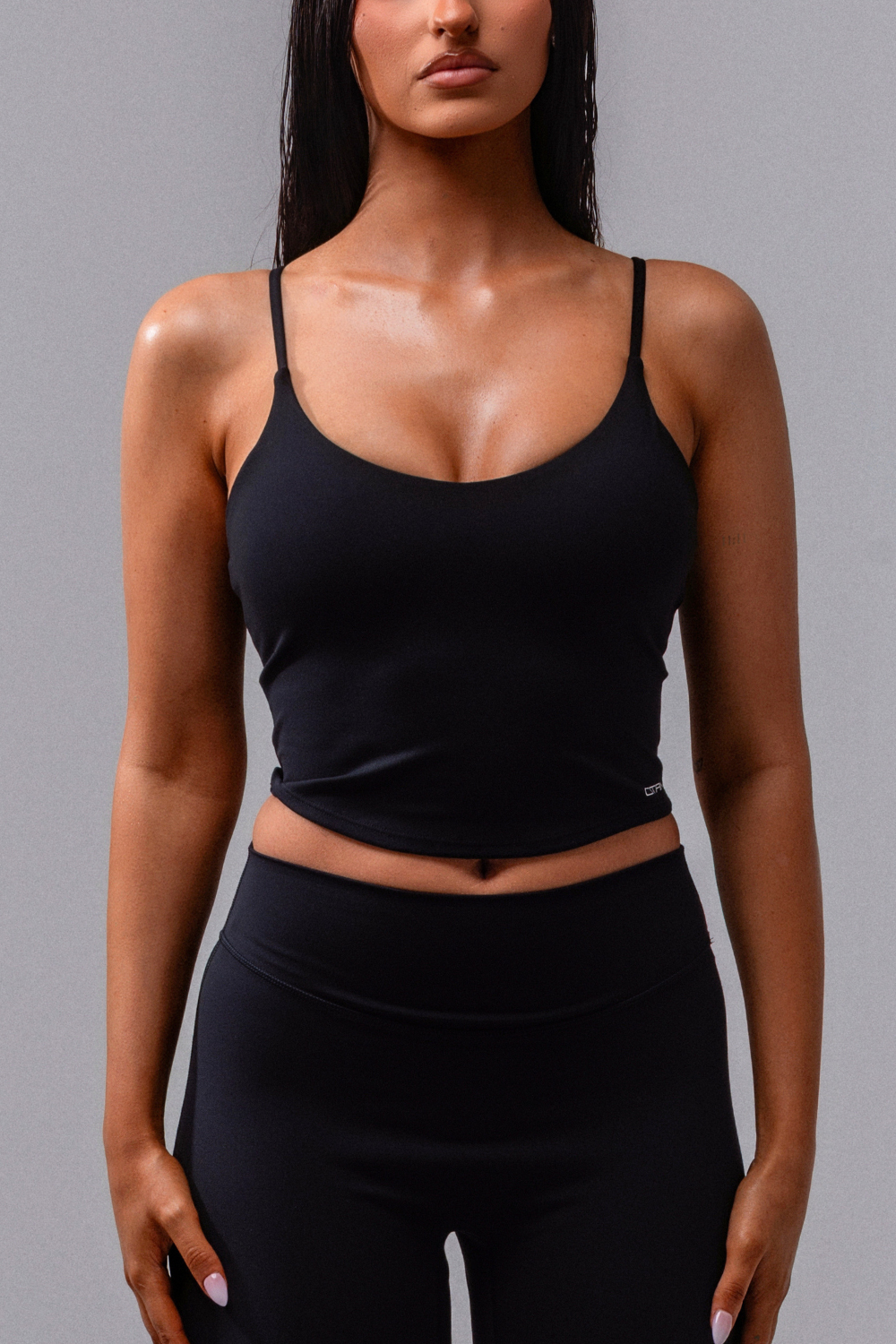Daily Basis Micro Cami - Black