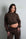 Brb Cropped Jumper - Brown