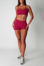SHAPE EDIT CONTOUR SHORT - BERRY