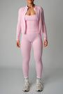 AURA CONTOUR ZIP-UP JACKET - SOFT PINK