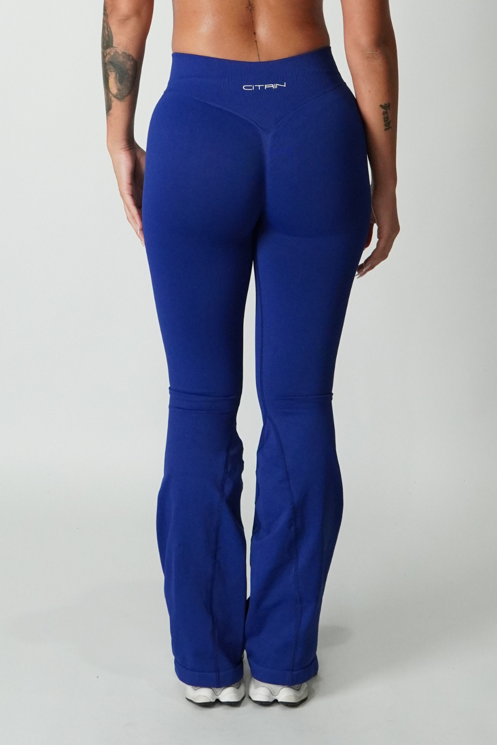 TRUE SHAPE FLARE LEGGINGS - DARK ROYAL BLUE