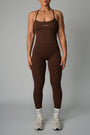 AURA CONTOUR SINGLET - BROWN