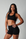 True Shape Basic Halter Crop - Black