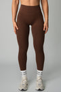 AURA FULL LENGTH LEGGINGS - BROWN