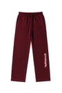 STARGIRL STRAIGHT LEG JOGGER - BURGUNDY