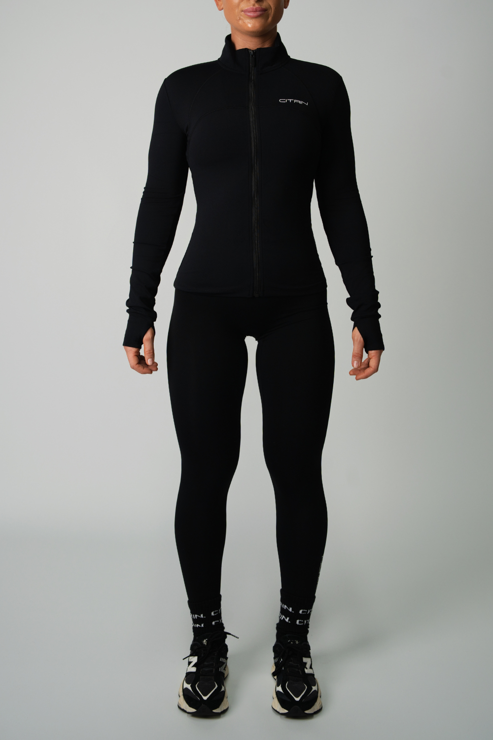 BODY CONTOUR JACKET - BLACK