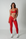 True Shape Full Length Leggings - Red