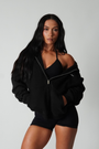 Off Duty Zip Hoody - Black