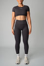AURA CONTOUR CROP - DEEP GREY